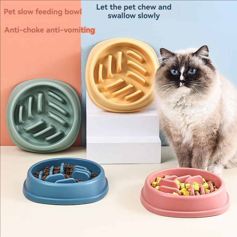 Slow Feeder Dog Bowl - Fournitures pour animaux de compagnie chiens