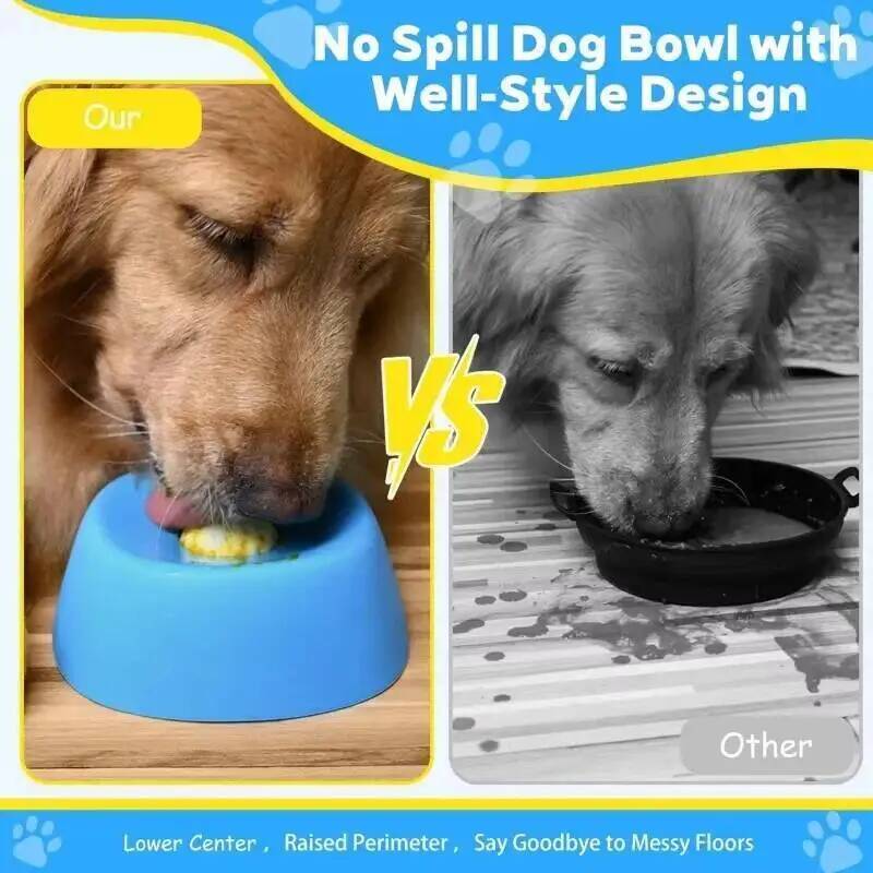 Slow Feeder Dog Bowl - 1 pièce Gamelle de léchage pour