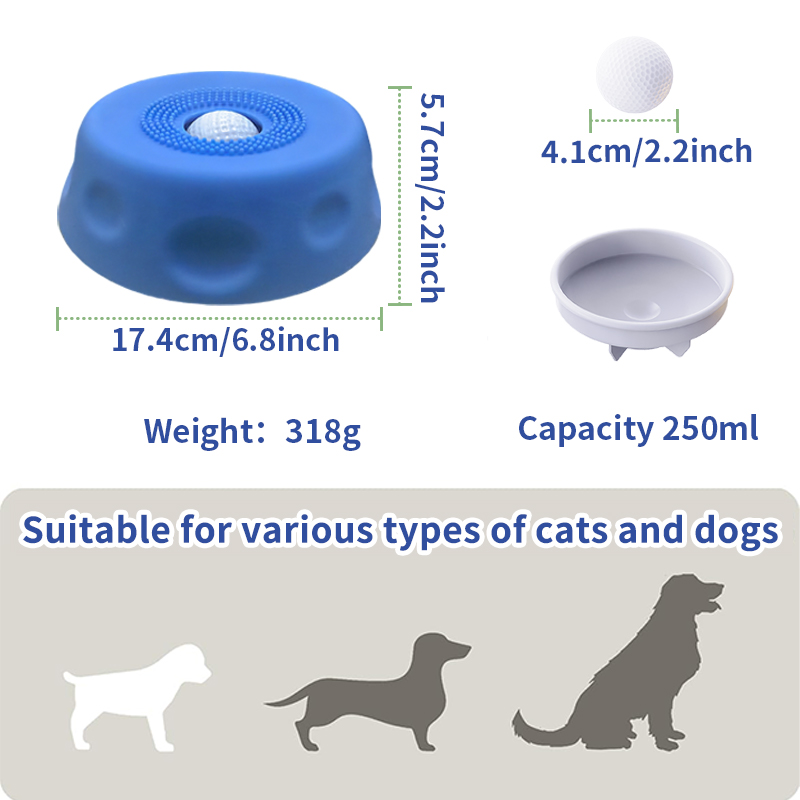 Bols à lécher pour chiens à al - Slow Feeder Dog Bowl avis et prix